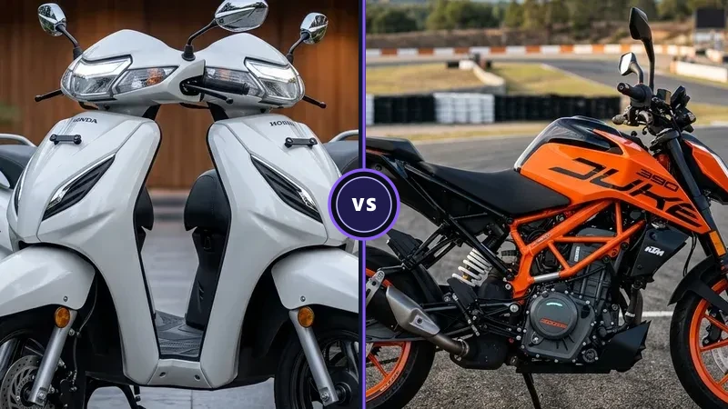 Honda Activa 6G vs KTM Duke 390 Comparison 2026: Which One Should You Buy?